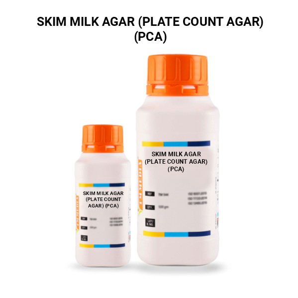 Skim Milk Agar (Plate Count Agar) (Pca)